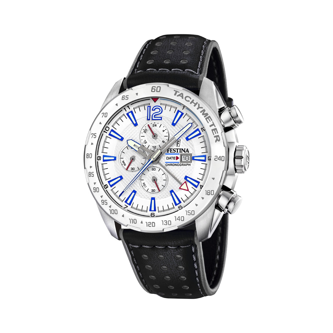 RELOJ EN CUERO PARA HOMBRE FESTINA CHRONO SPORT F20440/1 - NEGRO