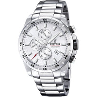 RELOJ CALENDARIO PARA HOMBRE FESTINA TIMELESS CHRONOGRAPH F20463/1 - PLATEADO