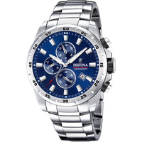 RELOJ CALENDARIO PARA HOMBRE FESTINA TIMELESS CHRONOGRAPH F20463/2 - PLATEADO