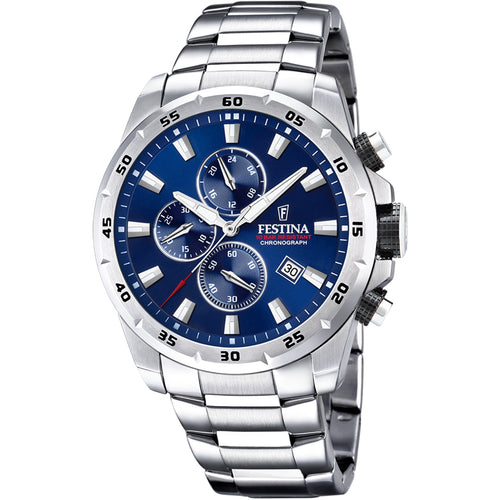 RELOJ CALENDARIO PARA HOMBRE FESTINA CHRONO SPORT F20463/2 - PLATEADO