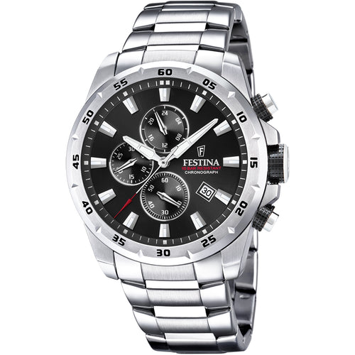RELOJ CALENDARIO PARA HOMBRE FESTINA CHRONO SPORT F20463/4 - PLATEADO