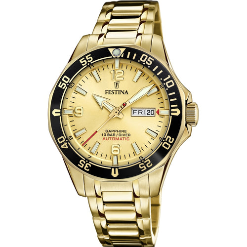 RELOJ ELEGANTE PARA HOMBRE FESTINA AUTOMATIC F20479/1 - DORADO