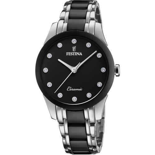 RELOJ CLASICO PARA MUJER FESTINA CERAMIC F20499/3 - MULTICOLOR
