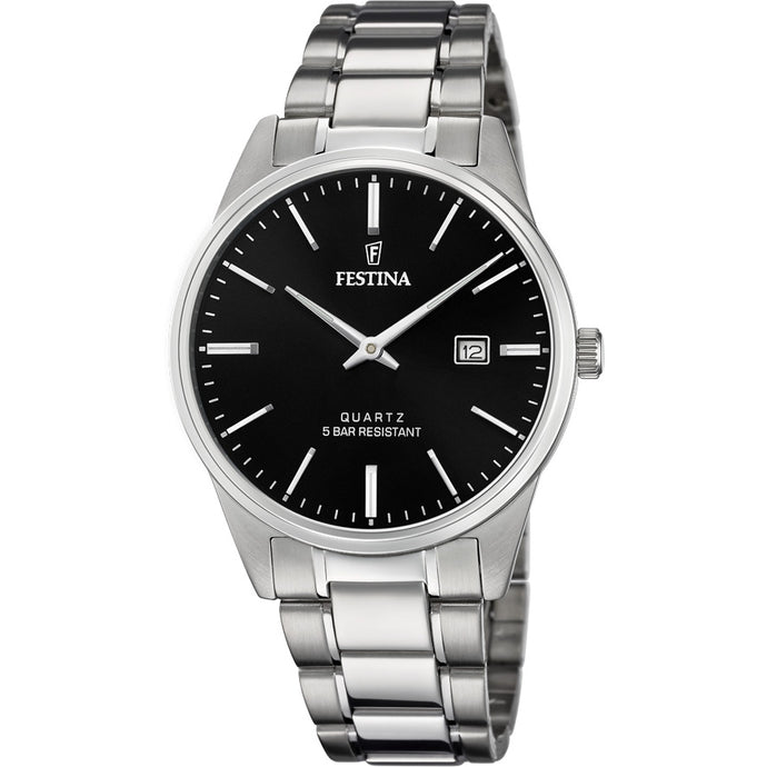 RELOJ CLASICO PARA HOMBRE FESTINA CLASSIC METAL F20511/4 - PLATEADO