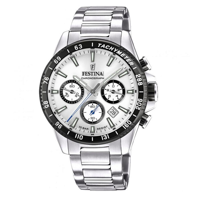 RELOJ CON CALENDARIO PARA HOMBRE FESTINA TIMELESS CHRONO F20560/1 - PLATEADO